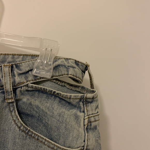 Slit Design Straight-leg jeans - Picture 3 of 5